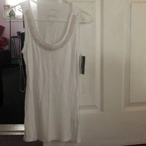 White INC tank top